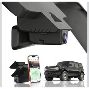 Gatgit Front 4K Dash Cam Fit for Ford Bronco 2025-2026(Model B), (No Sport)